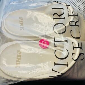 Victoria's Secret White Slippers